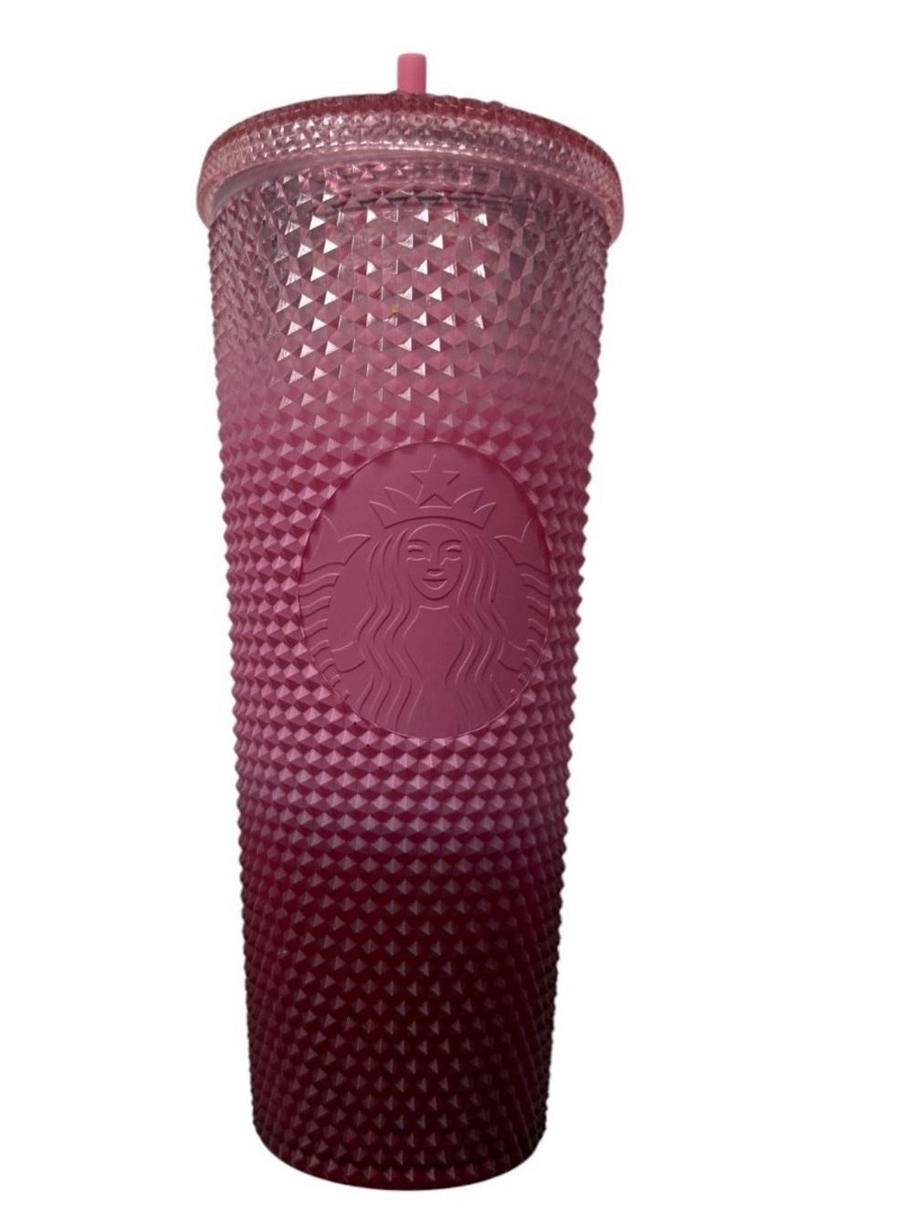 Starbucks Rose to Berry Ombre Studded Tumbler
